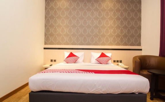 Tampilan Bedroom Hotel di Blitz Hotel Batam Centre