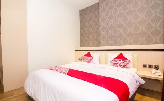 Tampilan Bedroom Hotel di Blitz Hotel Batam Centre