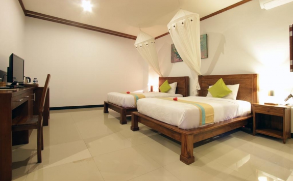 Tampilan Bedroom Hotel di Budhi Ayu Villas Ubud
