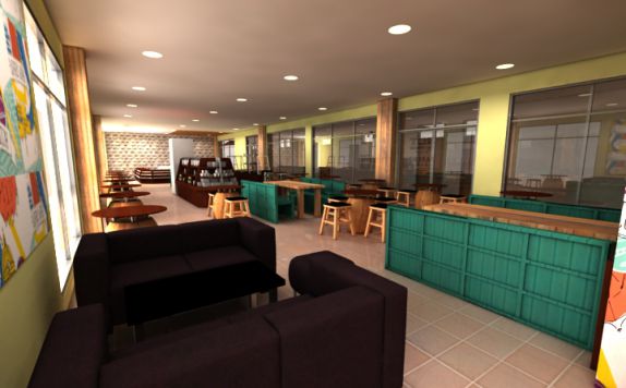 Tampilan Kafe Hotel di Bumi Kartika Asri