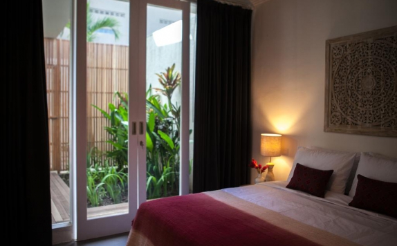 Tampilan Bedroom Hotel di Cabana Village Jimbaran