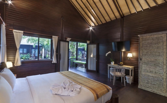 Tampilan Bedroom Hotel di Coconut Boutique Resort Lombok