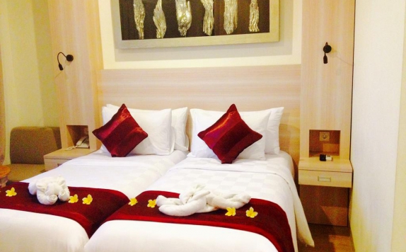 Tampilan Bedroom Hotel di Core Hotel Bali