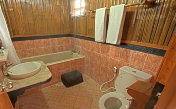 Bathroom di Danau Dariza Hotel & Resort