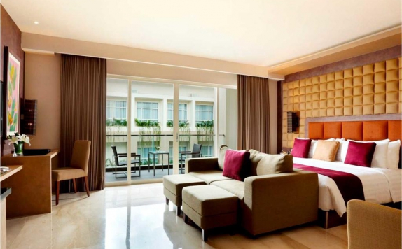 Tampilan Bedroom Hotel di Eastparc Hotel Yogyakarta