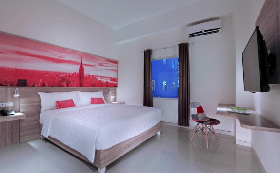 Tampilan Bedroom Hotel di Favehotel Banjarbaru