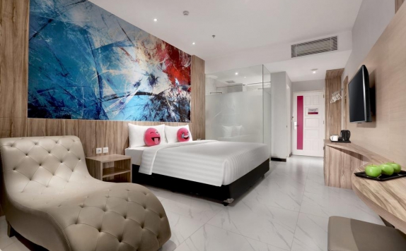 Tampilan Bedroom Hotel di Favehotel Tasikmalaya