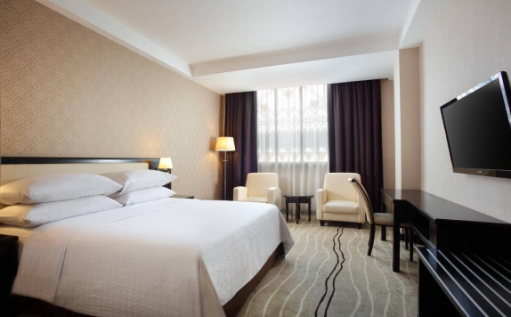 Tampilan Bedroom Hotel di Four Points by Sheraton Medan