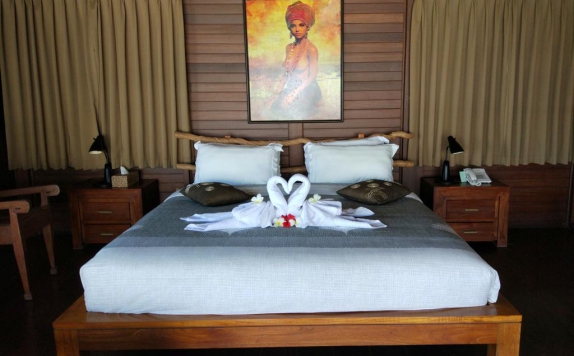 Tampilan Bedroom Hotel di Gajah Mina Beach Resort