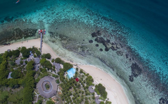 Top view di Gangga Island Resort and Spa