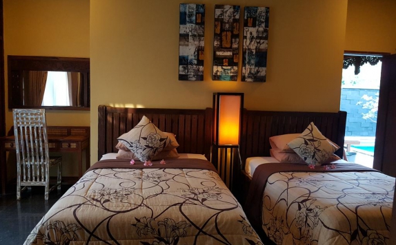 Tampilan Bedroom Hotel di Gili Exotic Villa