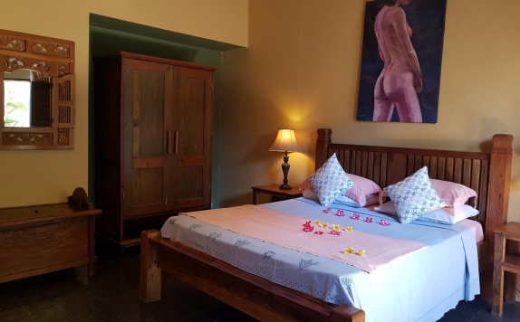 Tampilan Bedroom Hotel di Gili Exotic Villa