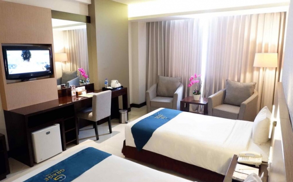 Tampilan Bedroom Hotel di Grage Hotel Cirebon