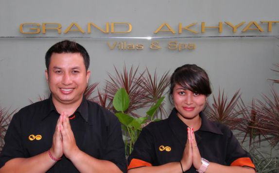 Reseption di Grand Akhyati Villas and Spa