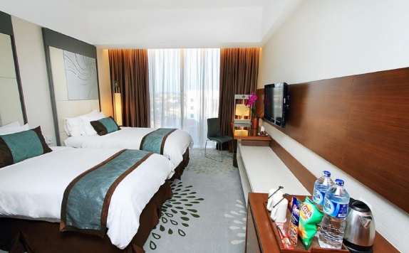 Tampilan Bedroom Hotel di Grand Aston Yogyakarta