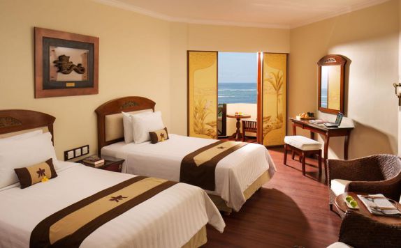 guest room twin bed di Grand Mirage Resort & Thalasso Spa