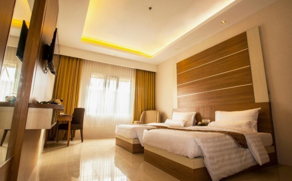 Tampilan Bedroom Hotel di Grand Mulya Bogor Resort & Convention Hotel