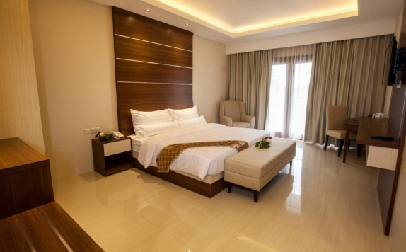 Tampilan Bedroom Hotel di Grand Mulya Bogor Resort & Convention Hotel
