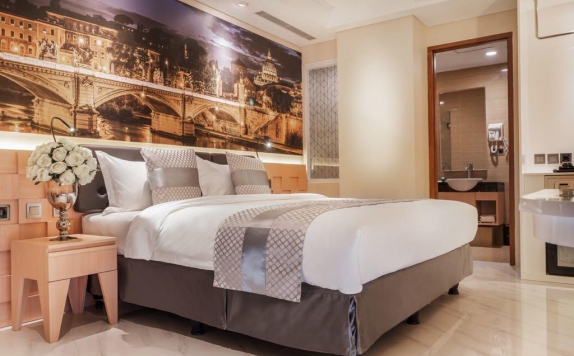 Tampilan Bedroom Hotel di Grand Viveana Hotel