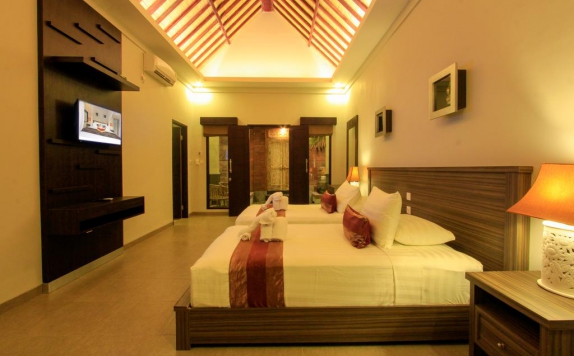 Tampilan Bedroom Hotel di Griya Shanti Villas and Spa