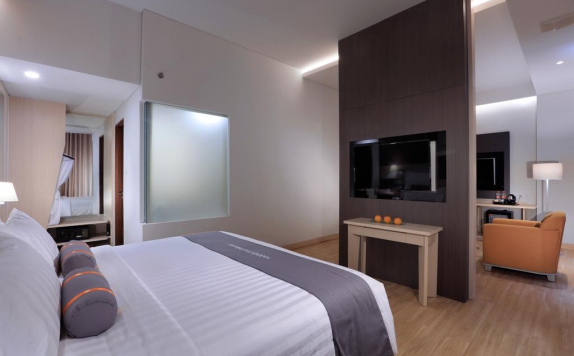 Tampilan Bedroom Hotel di Harper Palembang