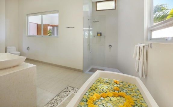 Tampilan Bathroom Hotel di Holl Villa