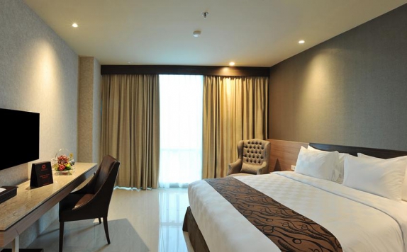 Tampilan Bedroom Hotel di Hotel Aria Centra Surabaya