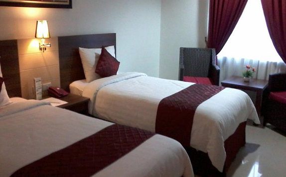 Twin Room di Hotel Bandara Syariah (Bandara Sofyan Hotel)