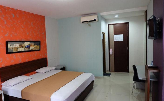 Tampilan Bedroom Hotel di Hotel Fiducia Serpong
