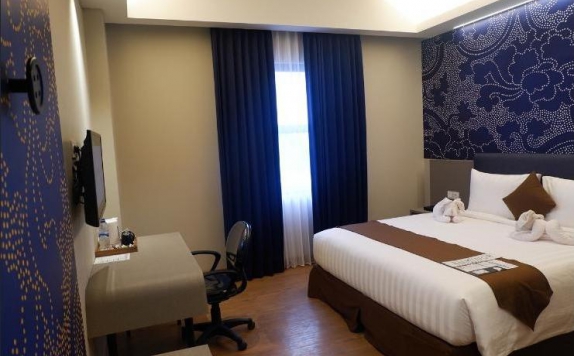 Tampilan Bedroom Hotel di Hotel Luminor Sidoarjo