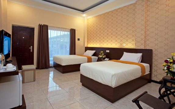 Tampilan Bedroom Hotel di Hotel New Merdeka