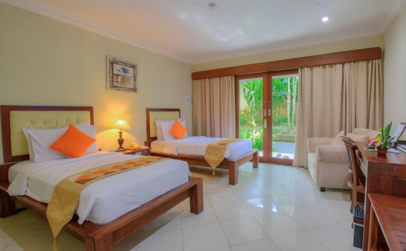 Guest room di Hotel Vila Lumbung