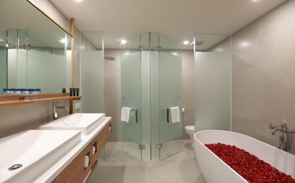 Tampilan Bathroom Hotel di ILLIRA Hotel Banyuwangi
