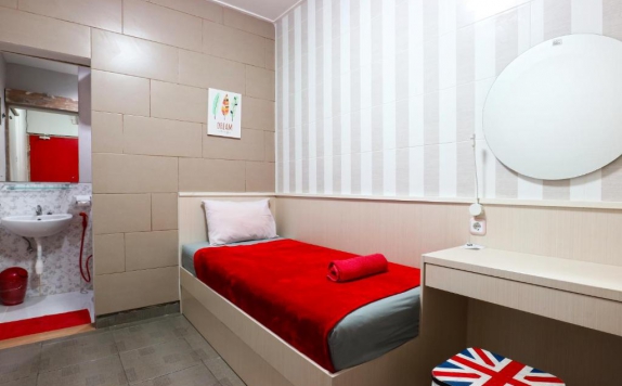 bedroom di Kamariska Hostel
