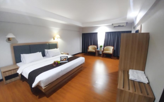 Tampilan Bedroom Hotel di Kapuas Palace Pontianak