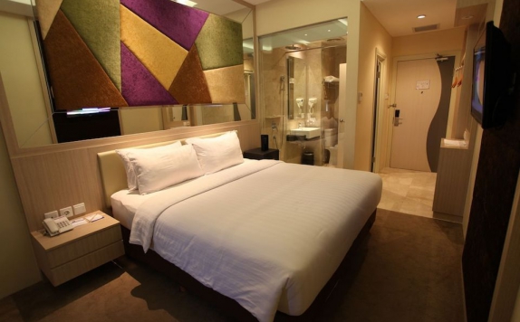 Bedroom di Lariz Wthree Hotel