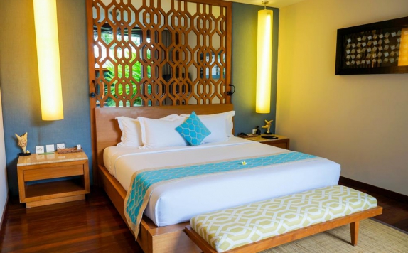 Tampilan Bedroom Hotel di Maca Villas & Spa Seminyak