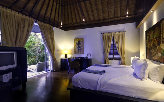 Tampilan Bedroom Hotel di Majapahit Villa Ketewel