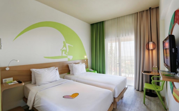 Tampilan Bedroom Hotel di MaxOne Bukit Jimbaran