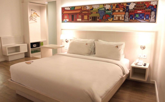 Tampilan Bedroom Hotel di MaxOne Glodok Jakarta