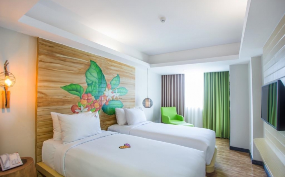 Guest room Twin Bed di MaxOne Hotel ubud