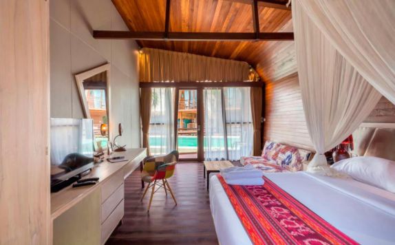 Bedroom di Mola-Mola Resort Gili Air Lombok
