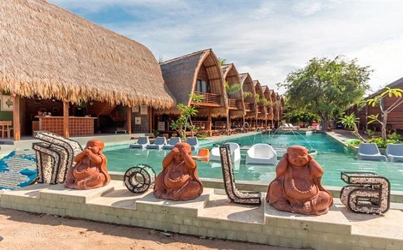 Pool di Mola-Mola Resort Gili Air Lombok