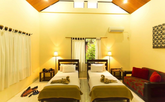 Tampilan Bedroom Hotel di Murex Dive Resort Manado