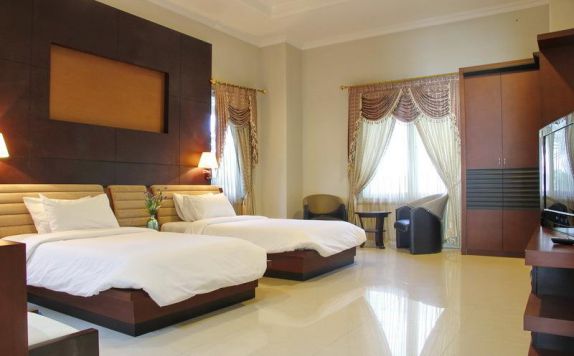 guest room twin bed di Novilla Boutique Resort