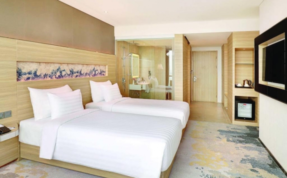 Tampilan Bedroom Hotel di Novotel Samator