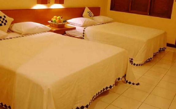 guest room twin di Nyiur Resort Hotel Pangandaran