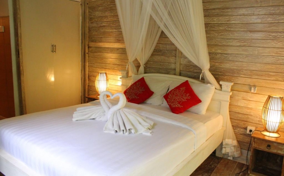 Guest room di Omah Lembu Riverview Villas