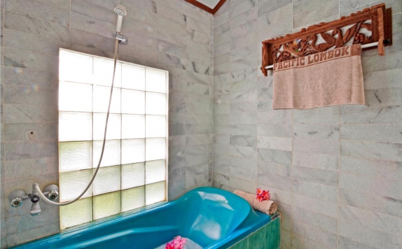 Tampilan Bathroom Hotel di Pasific Beach Cottages