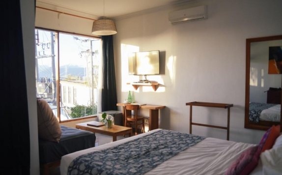 Tampilan Bedroom Hotel di Pesona Beach Resort & Spa